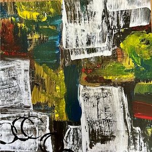 Original Art Photo Glossy Professional Print of Abstract Art by Jan Perez